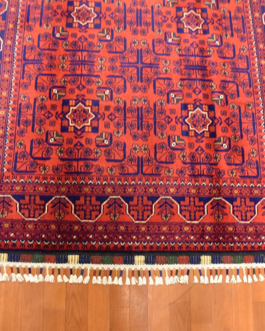 Afghan Hamyap Style Hand-Knotted Wool Rug 4' x 6' 5"