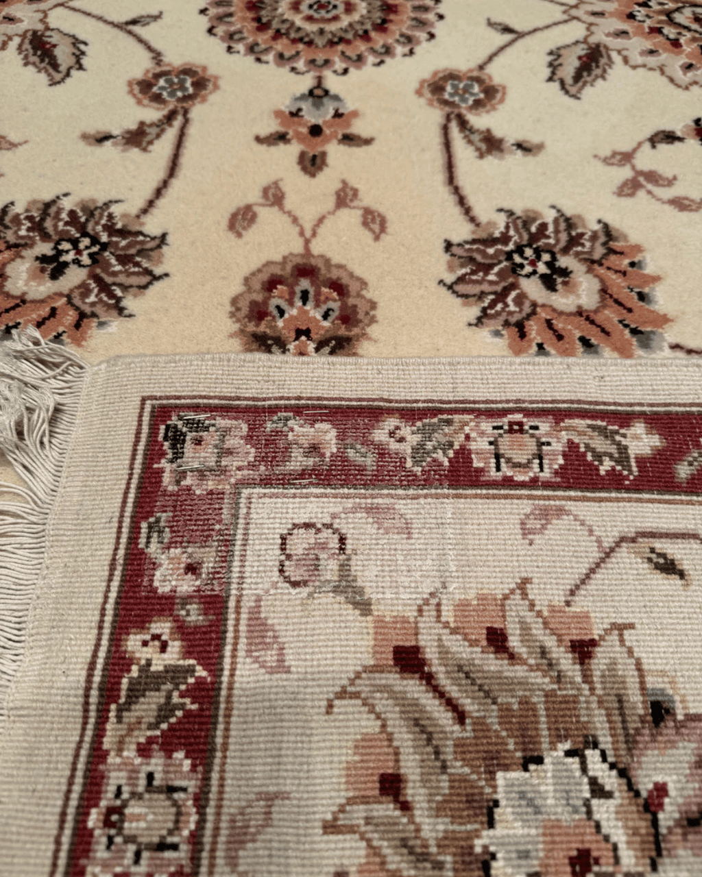 Ottoman Elegance Hand-Knotted Wool Rug 5' 8" x 8' 7"