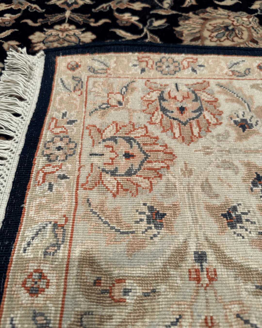 Ottoman Elegance Hand-Knotted Wool Rug 5' 8" x 7' 9"