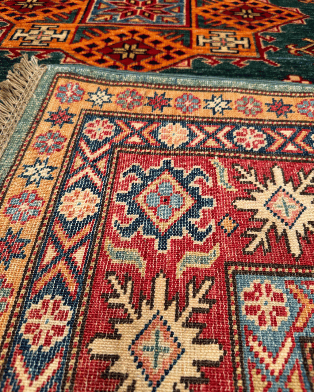 Shirvan Hand-Knotted Wool Rug 6' x 8'