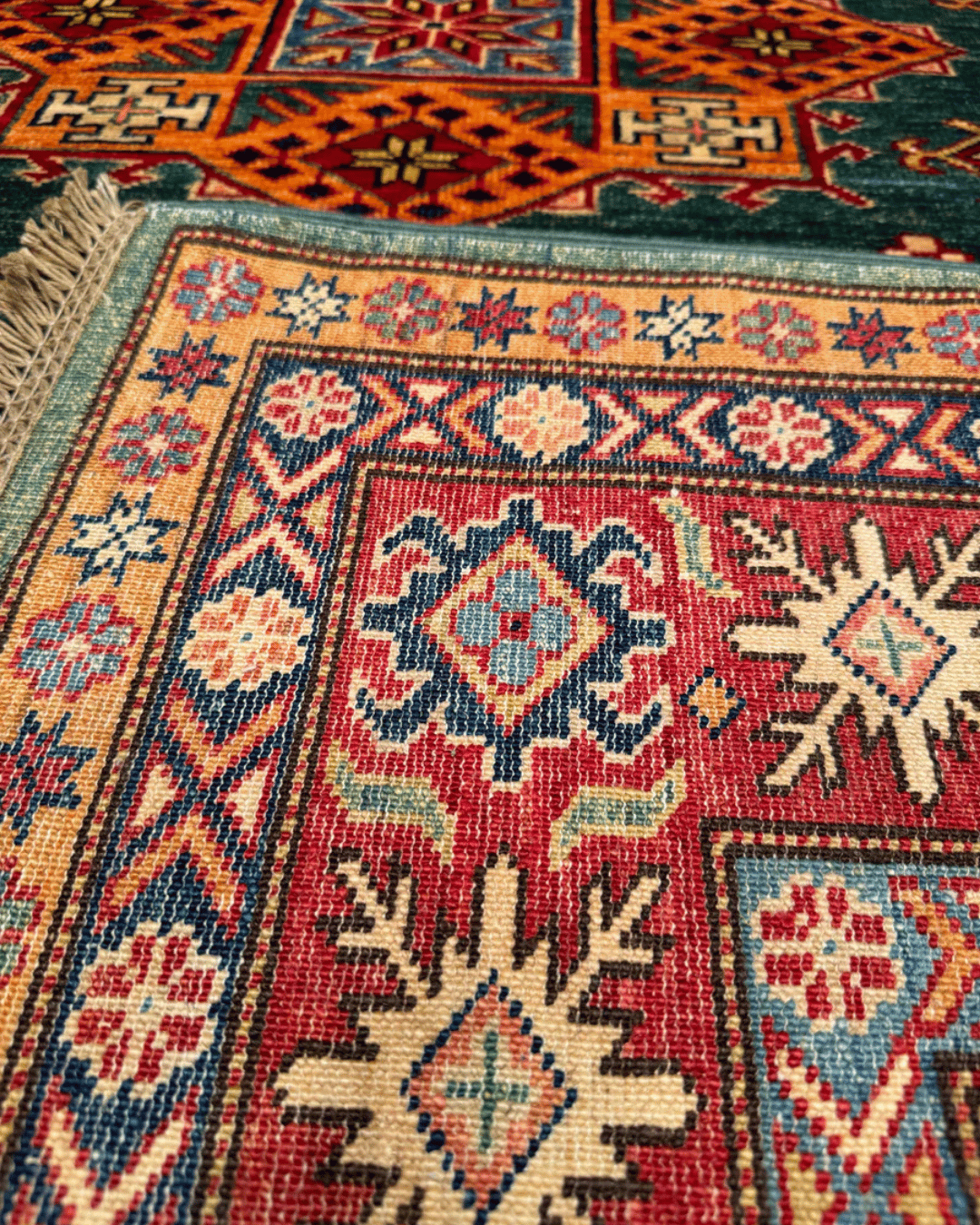 Shirvan Hand-Knotted Wool Rug 6' x 8'