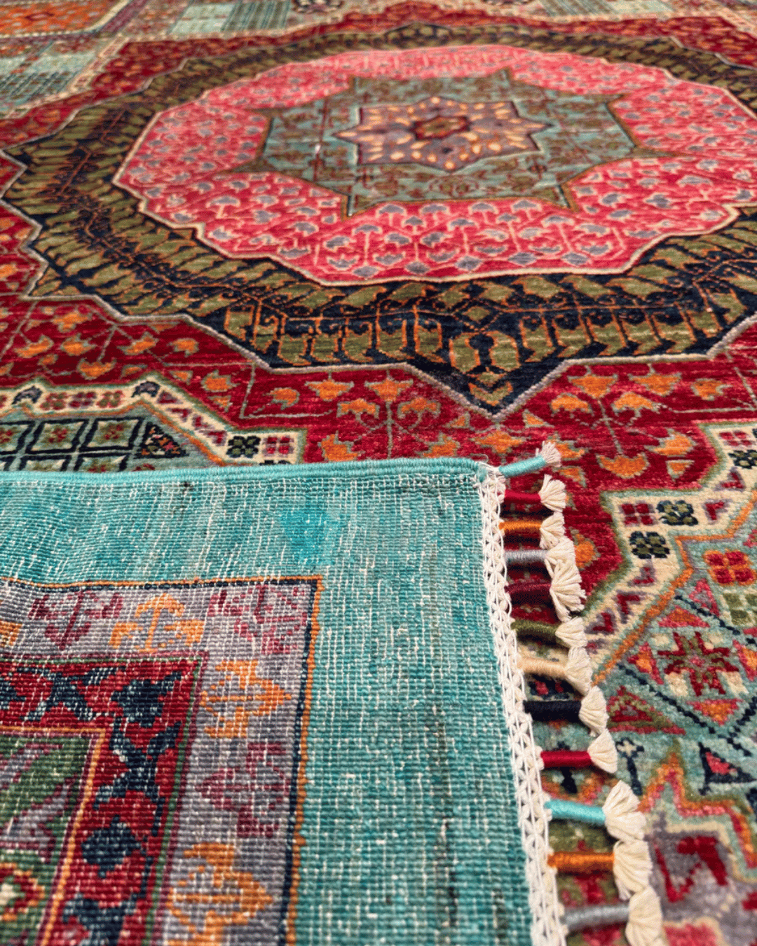 Mamluk Hand-Knotted Wool Rug 13' 1" x 16' 3"