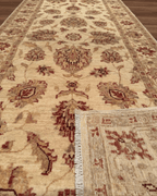 Ushak Hand-Knotted Wool Runner 2' x 10'