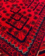 Wolle im afghanischen Stil 1,8x4,8ft – 55x146cm