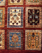 Veziri Hand-Knotted Wool Rug 5' 7" x 7' 9"