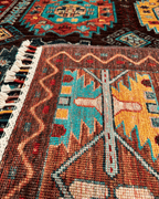 Veziri Hand-Knotted Wool Rug 5' 8" x 8' 1"