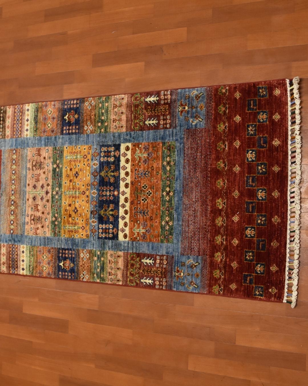 Sultani Hand-Knotted Wool Runner 2' 6" x 8' 3"
