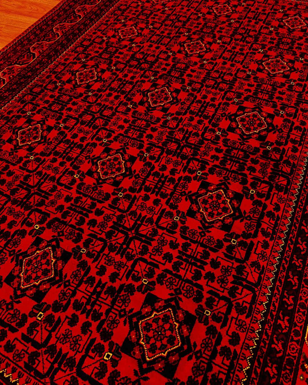 Wolle im afghanischen Stil 1,8x4,8ft – 55x146cm