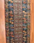 Pazyryk Hand-Knotted Wool Runner 81x302 cm 2.45m² | 3x10 ft