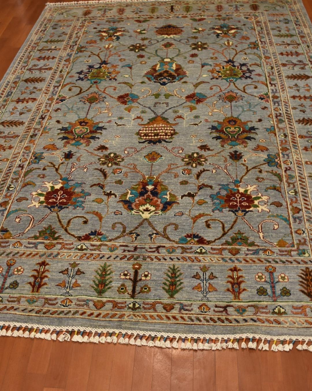 Sultani Hand-Knotted Wool Rug 5' 8" x 7' 9"