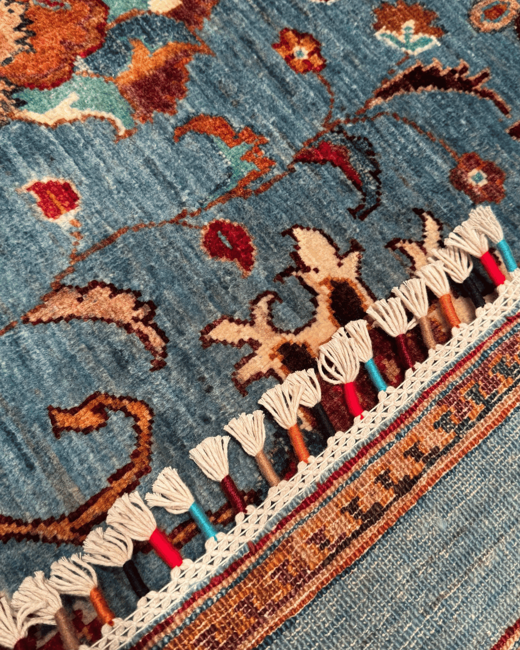 Sultani Hand-Knotted Wool Rug 3' 4" x 5' 2"