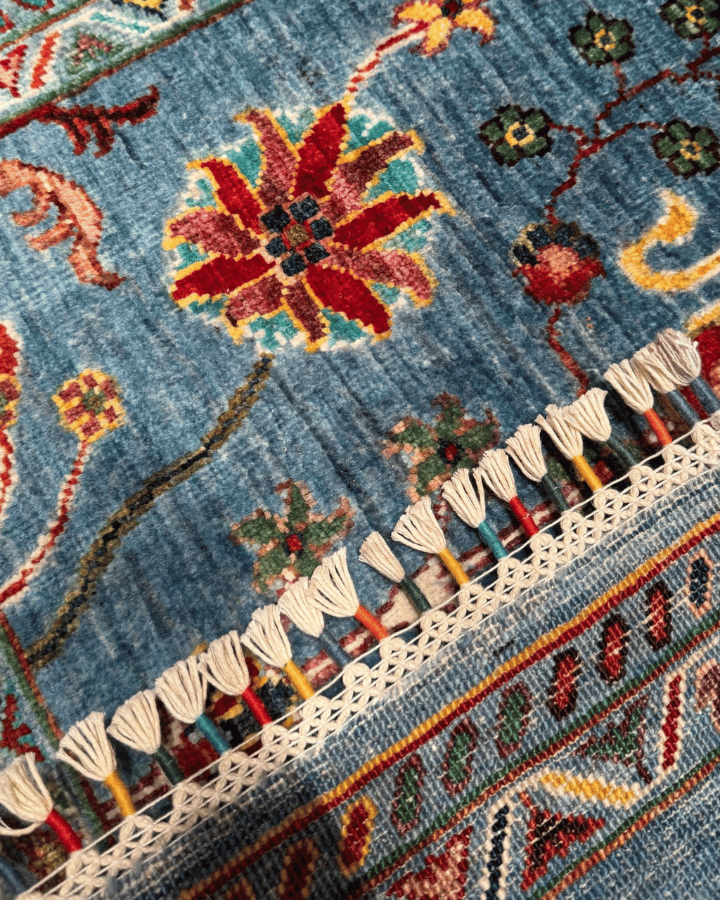 Sultani Hand-Knotted Wool Rug 3' 4" x 5' 2"