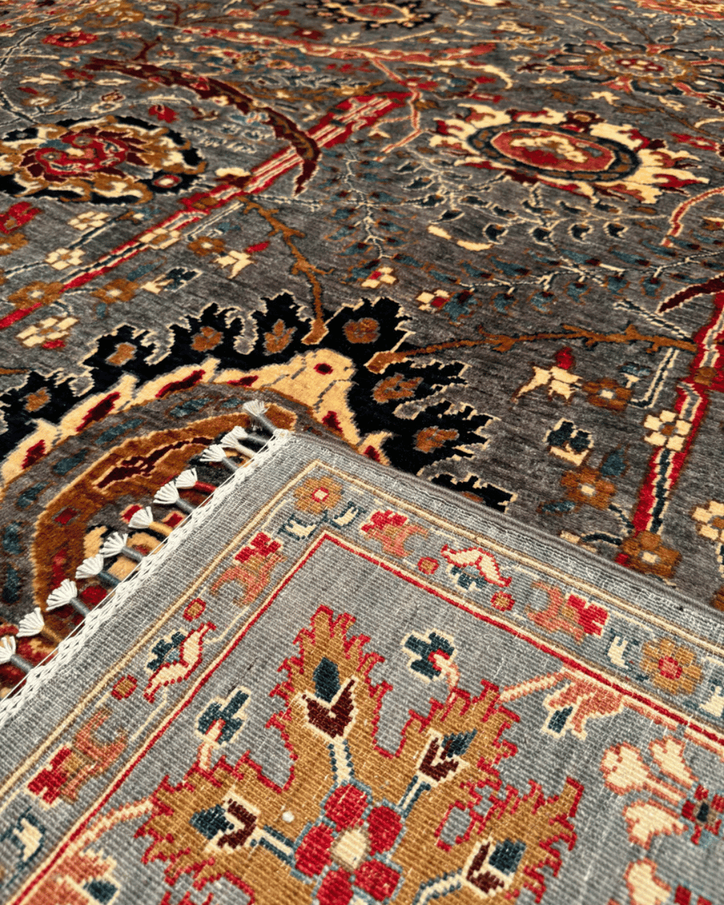 Mamluk Hand-Knotted Wool Rug 8' 5" x 9' 4"