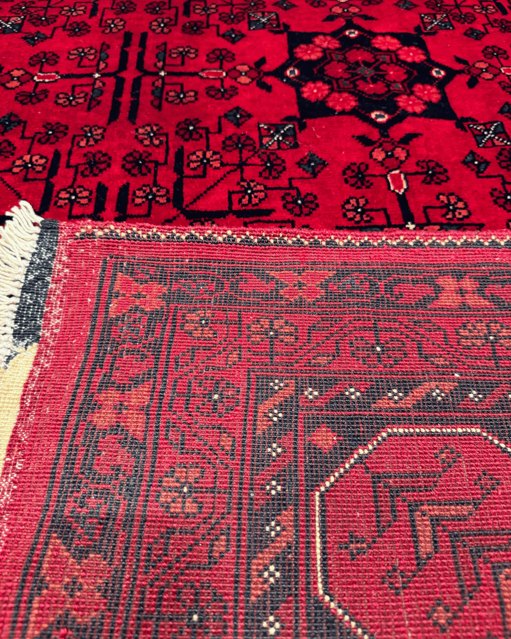 Wolle im afghanischen Stil 1,8x4,8ft – 55x146cm