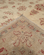 Ushak Hand-Knotted Wool Rug 6' x 8'