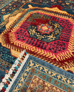 Mamluk Hand-Knotted Wool Rug 5' 7" x 7' 7"