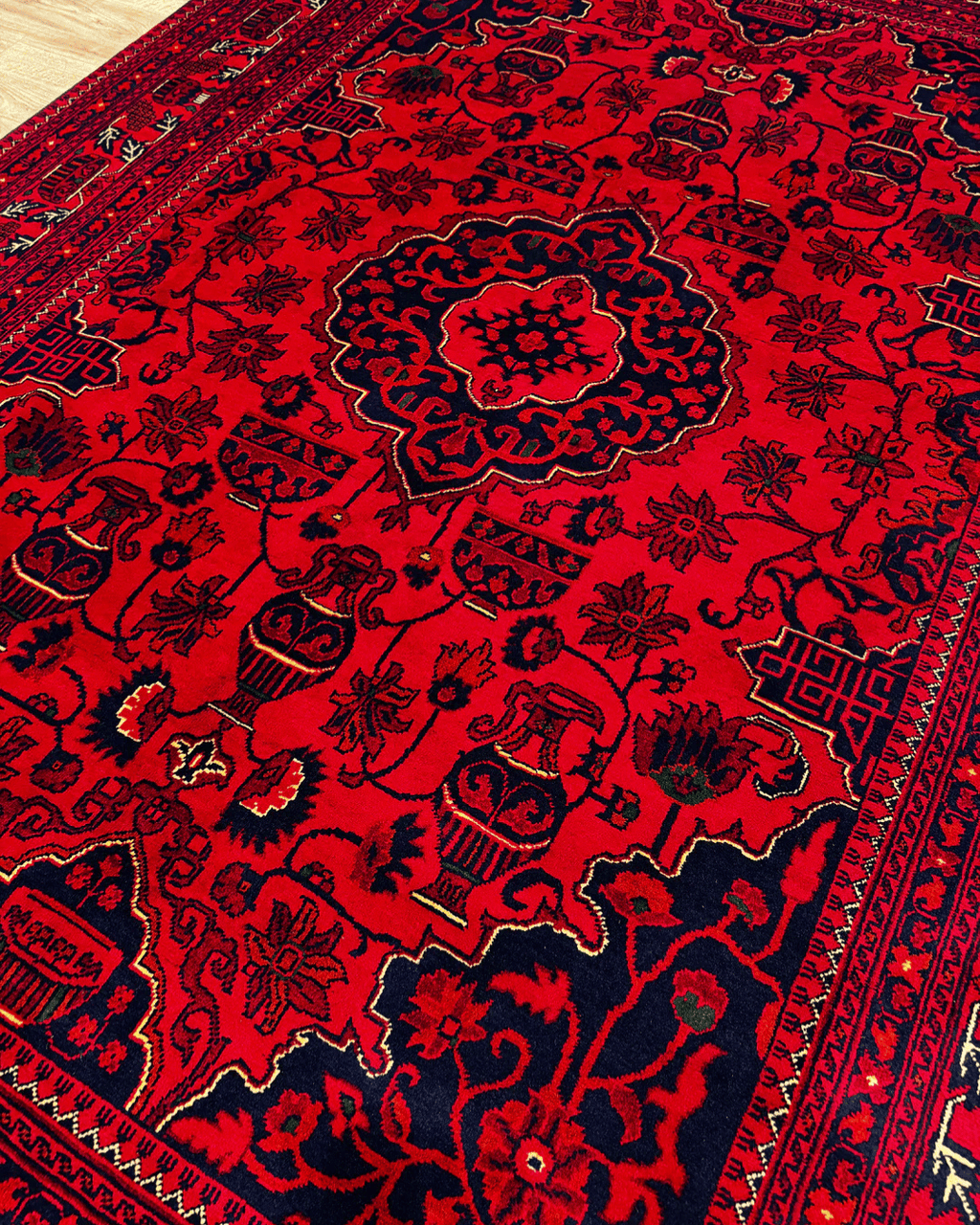 Wolle im afghanischen Stil 1,8x4,8ft – 55x146cm