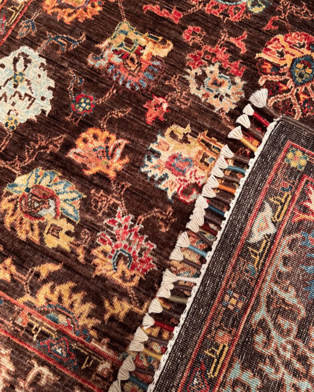 Mamluk Hand-Knotted Wool Rug 4' 1" x 6' 1"