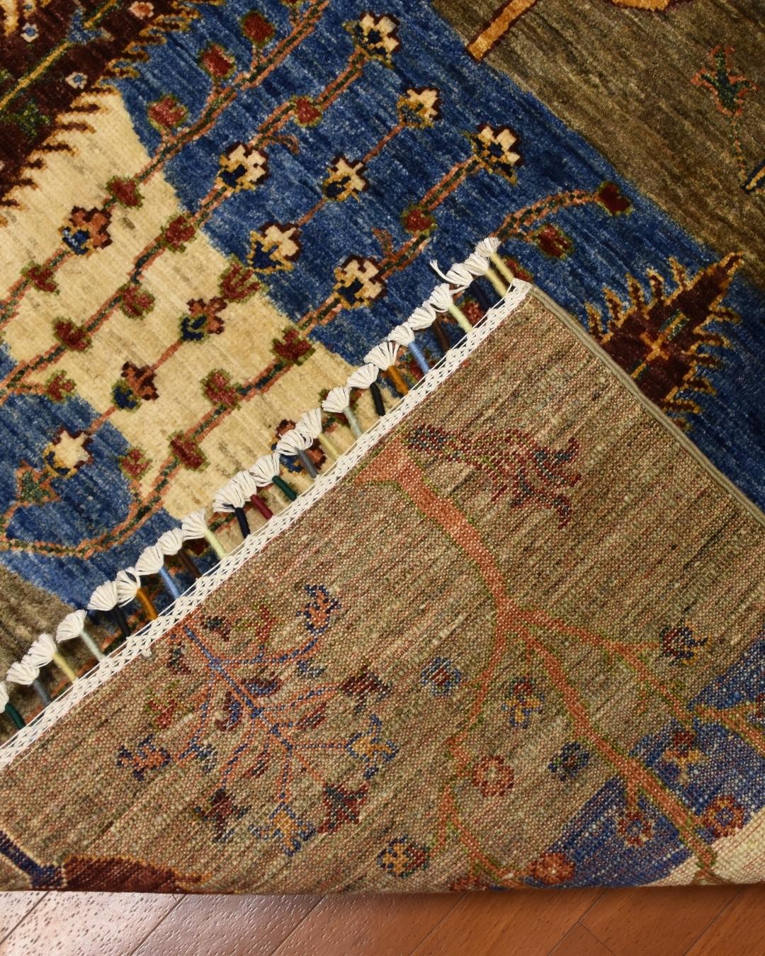 Sultani Hand-Knotted Wool Rug 4' x 6'