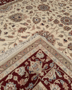 Tapis en laine style afghan 55 x 146 cm