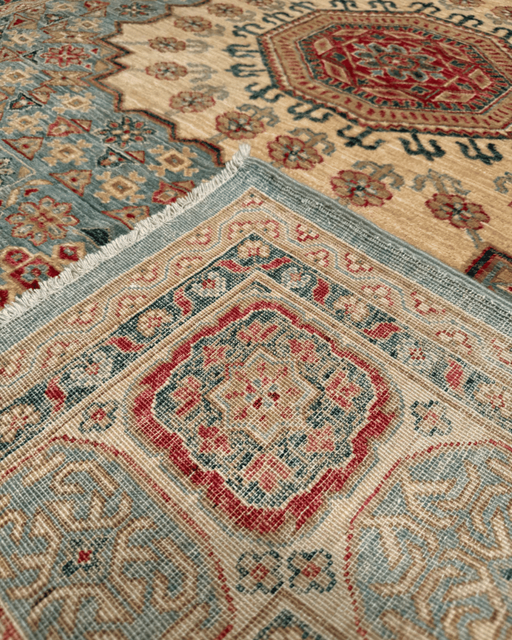 Mamluk Hand-Knotted Wool Rug 5' 7" x 7' 5"