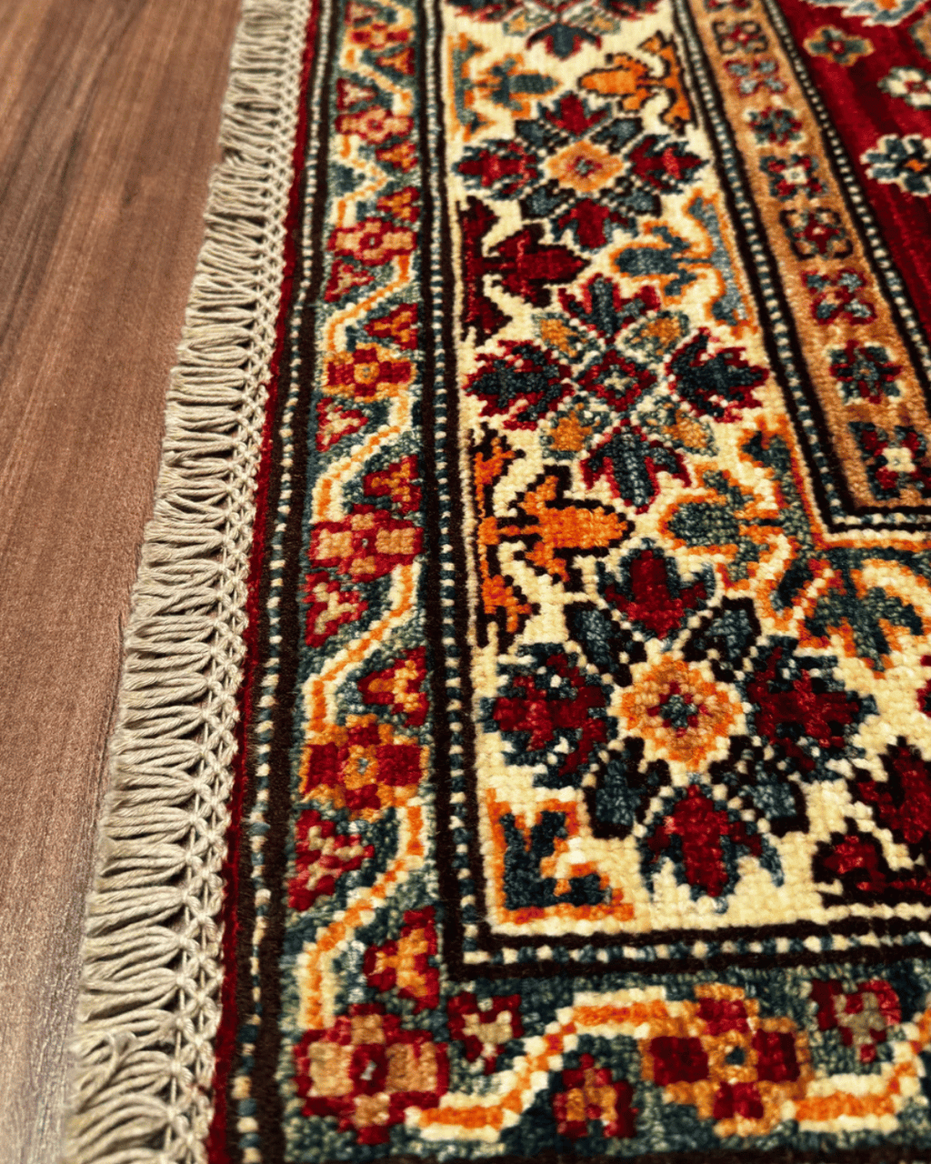 Shirvan Hand-Knotted Wool Rug 3' 3" x 5' 1"