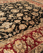 Tapis en laine style afghan 55 x 146 cm
