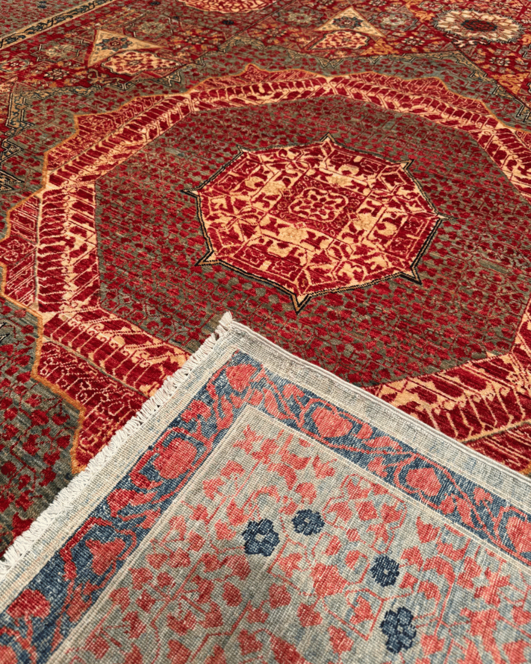 Mamluk Hand-Knotted Wool Rug 8' 2" x 10'