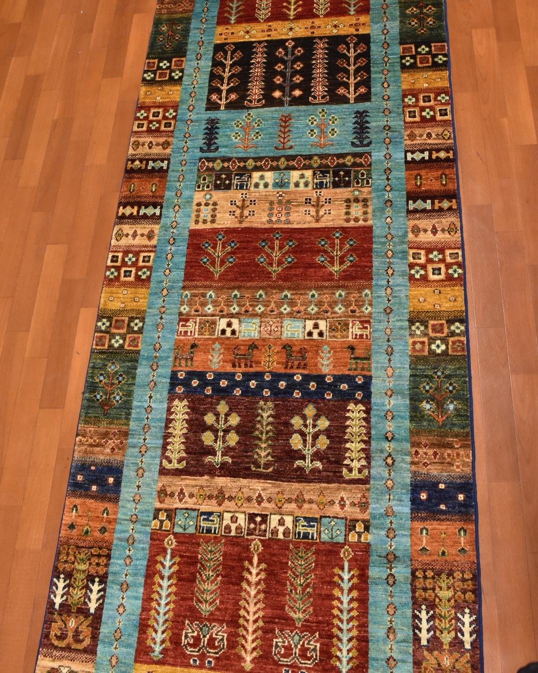 Sultani Hand-Knotted Wool Runner 2' 8" x 9' 6"