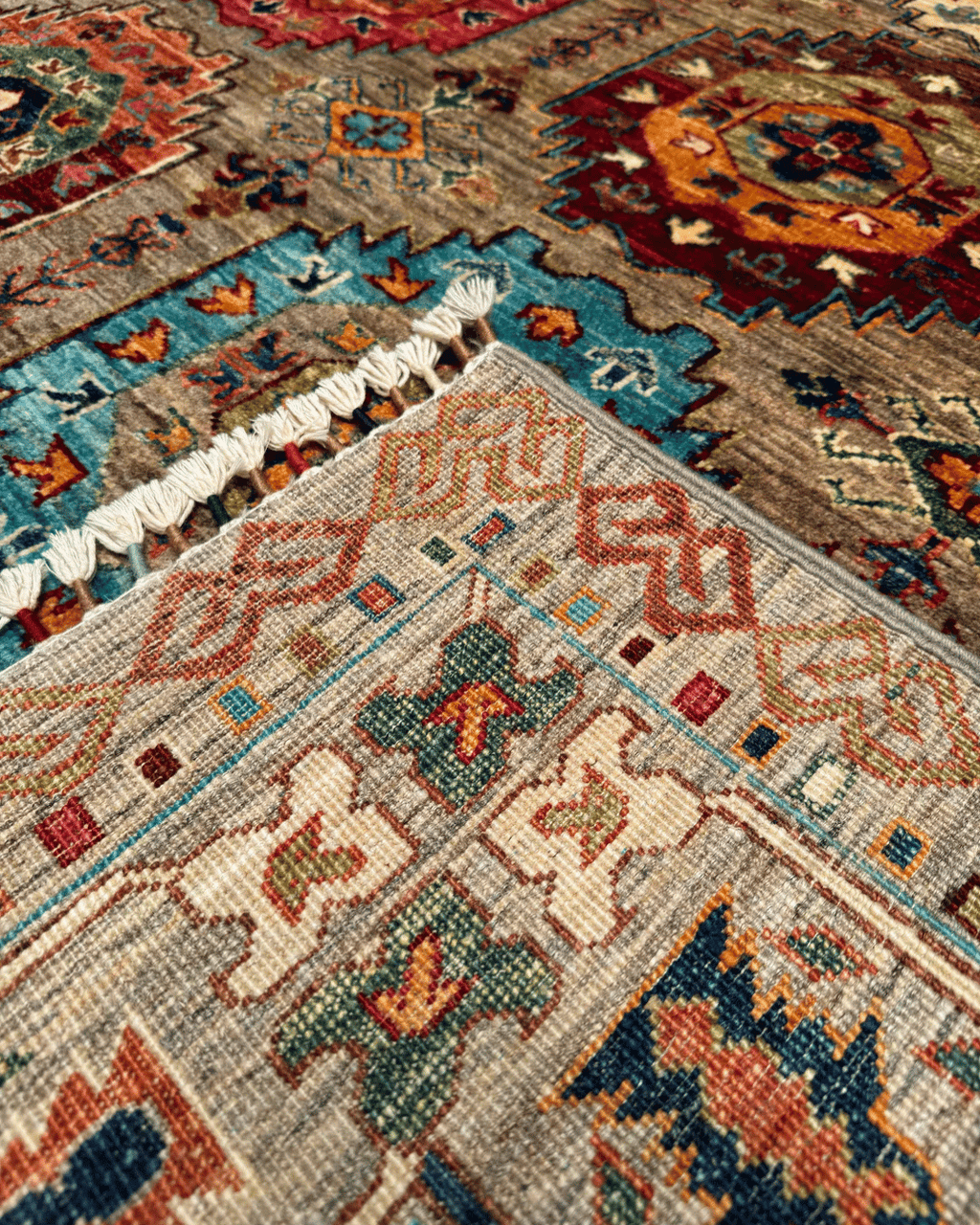 Wolle im afghanischen Stil 1,8x4,8ft – 55x146cm