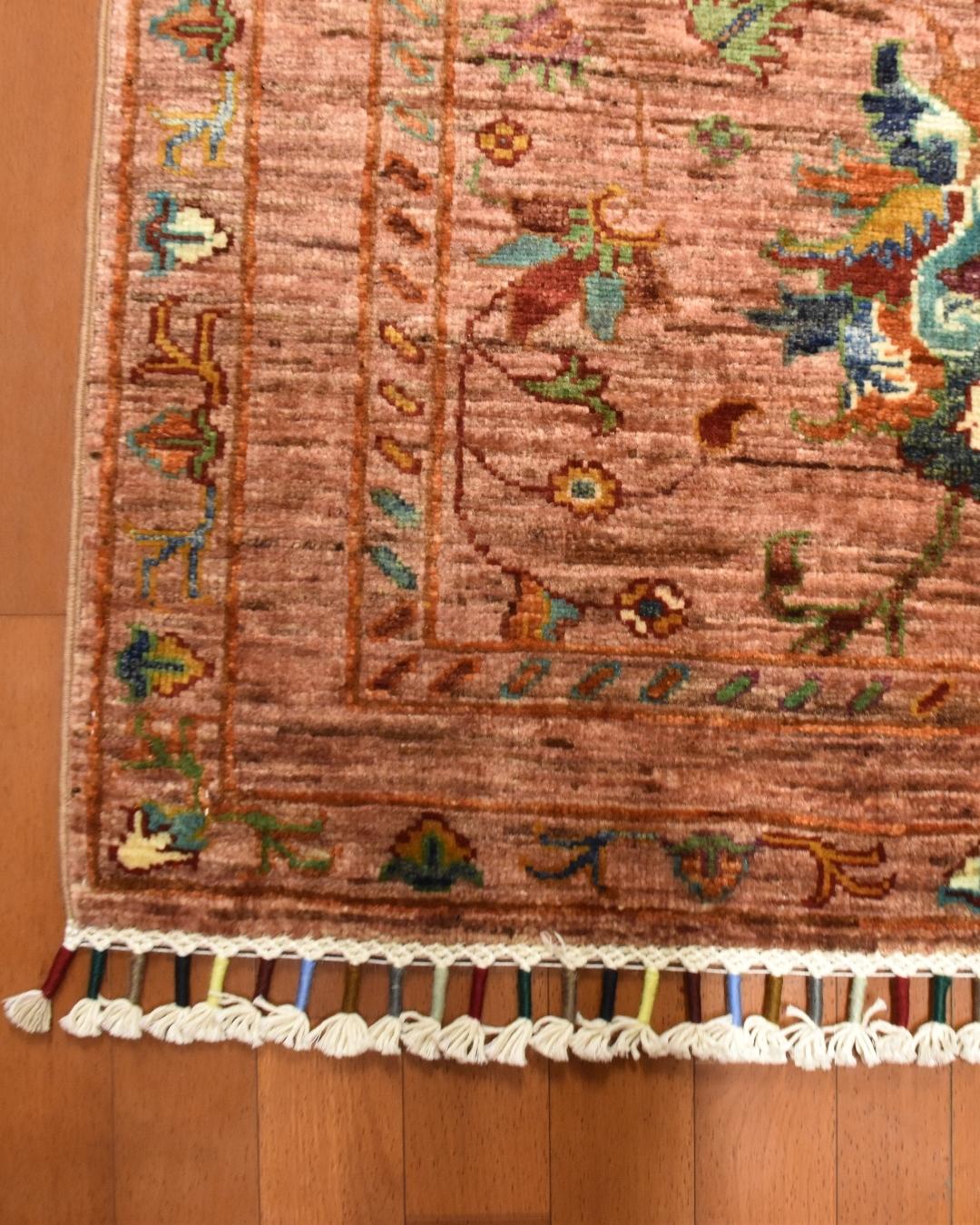 Sultani Hand-Knotted Wool Runner 2' 55" x 6' 56"