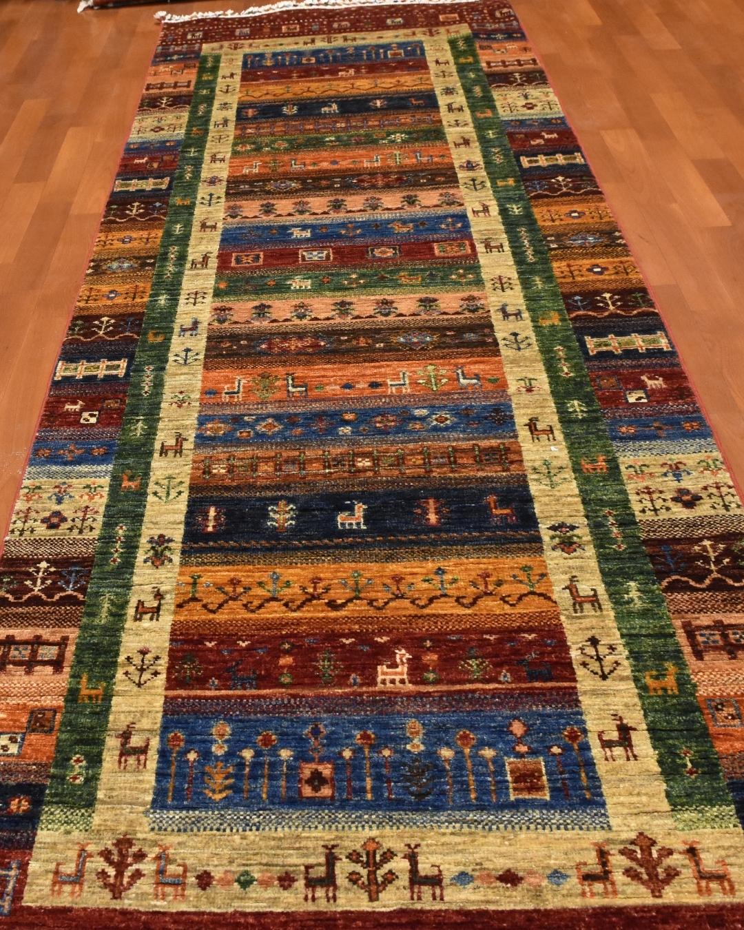 Sultani Hand-Knotted Wool Runner 2' 6" x 8' 4"