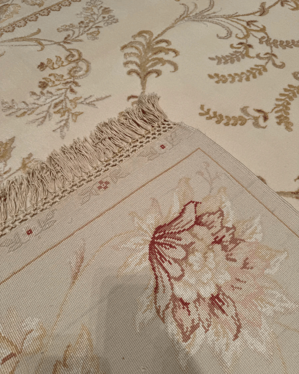 Ottoman Elegance Hand-Knotted Wool Rug 5' 5" x 8' 3"