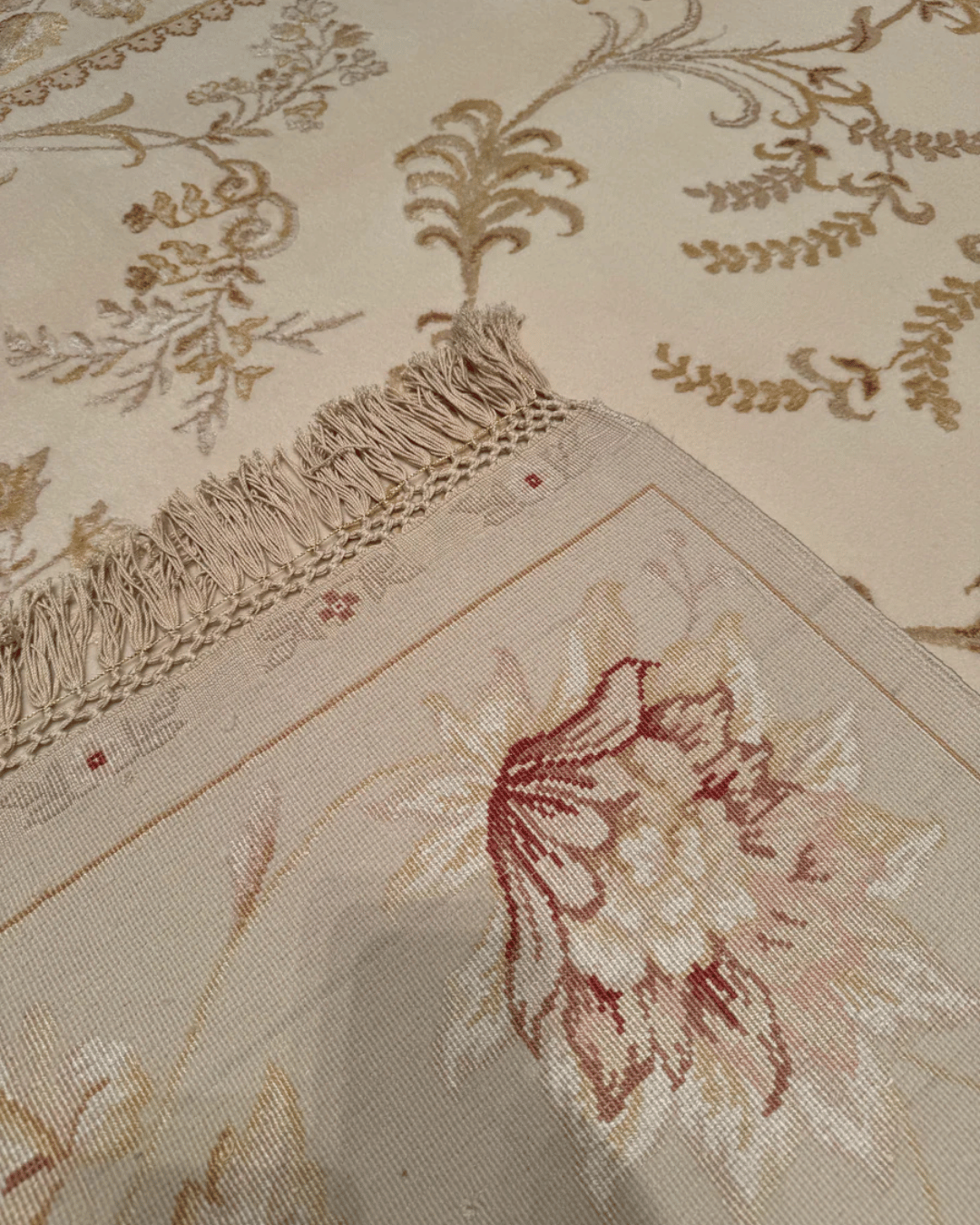 Ottoman Elegance Hand-Knotted Wool Rug 5' 5" x 8' 3"