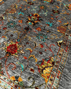 Sultani Hand-Knotted Wool Rug 4' x 6'