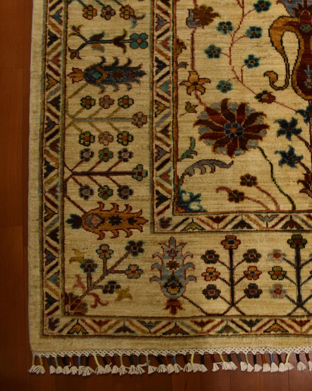 Sultani Hand-Knotted Wool Rug 5' 9" x 8'