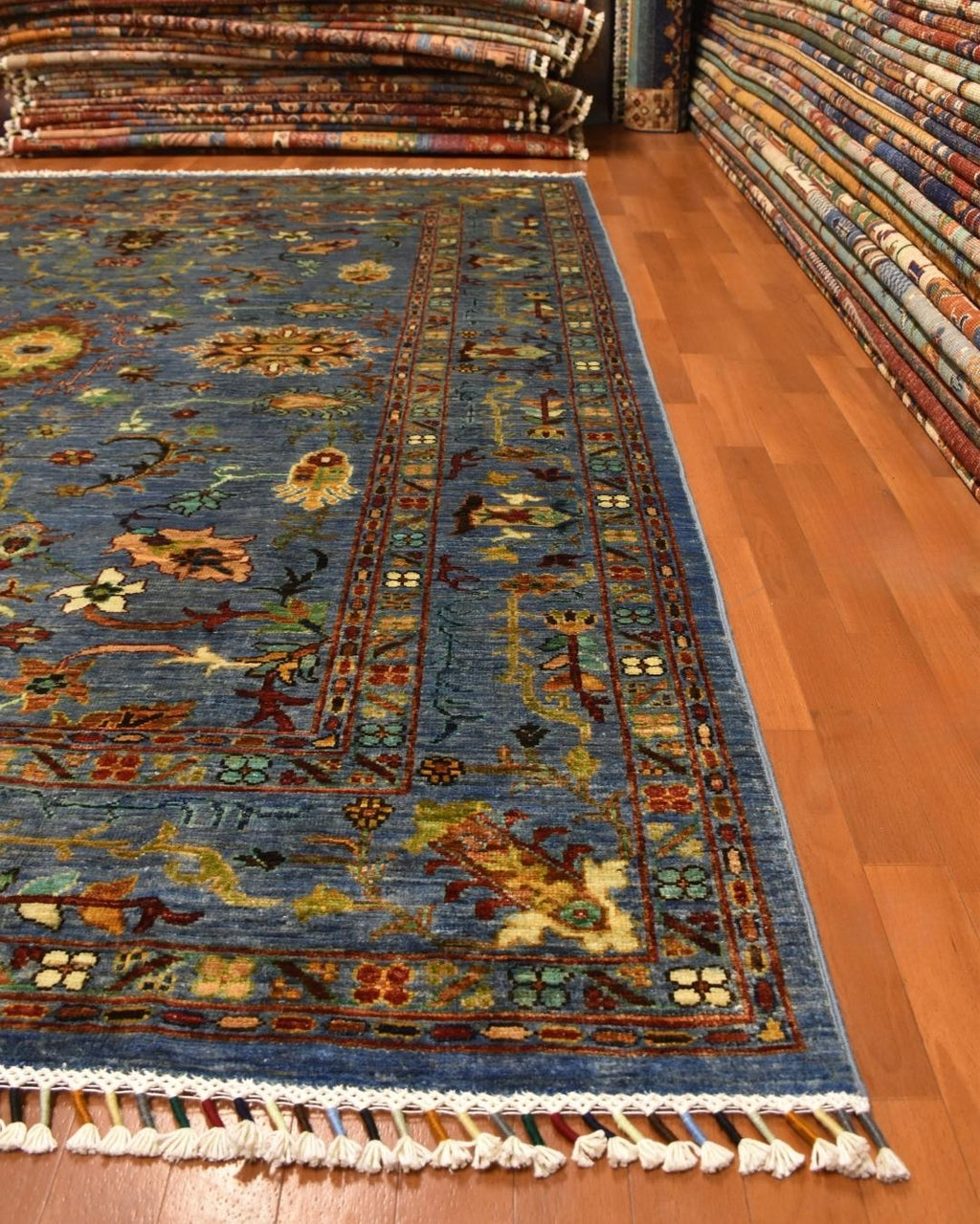 Sultani Hand-Knotted Wool Rug 5' 8" x 7' 7"