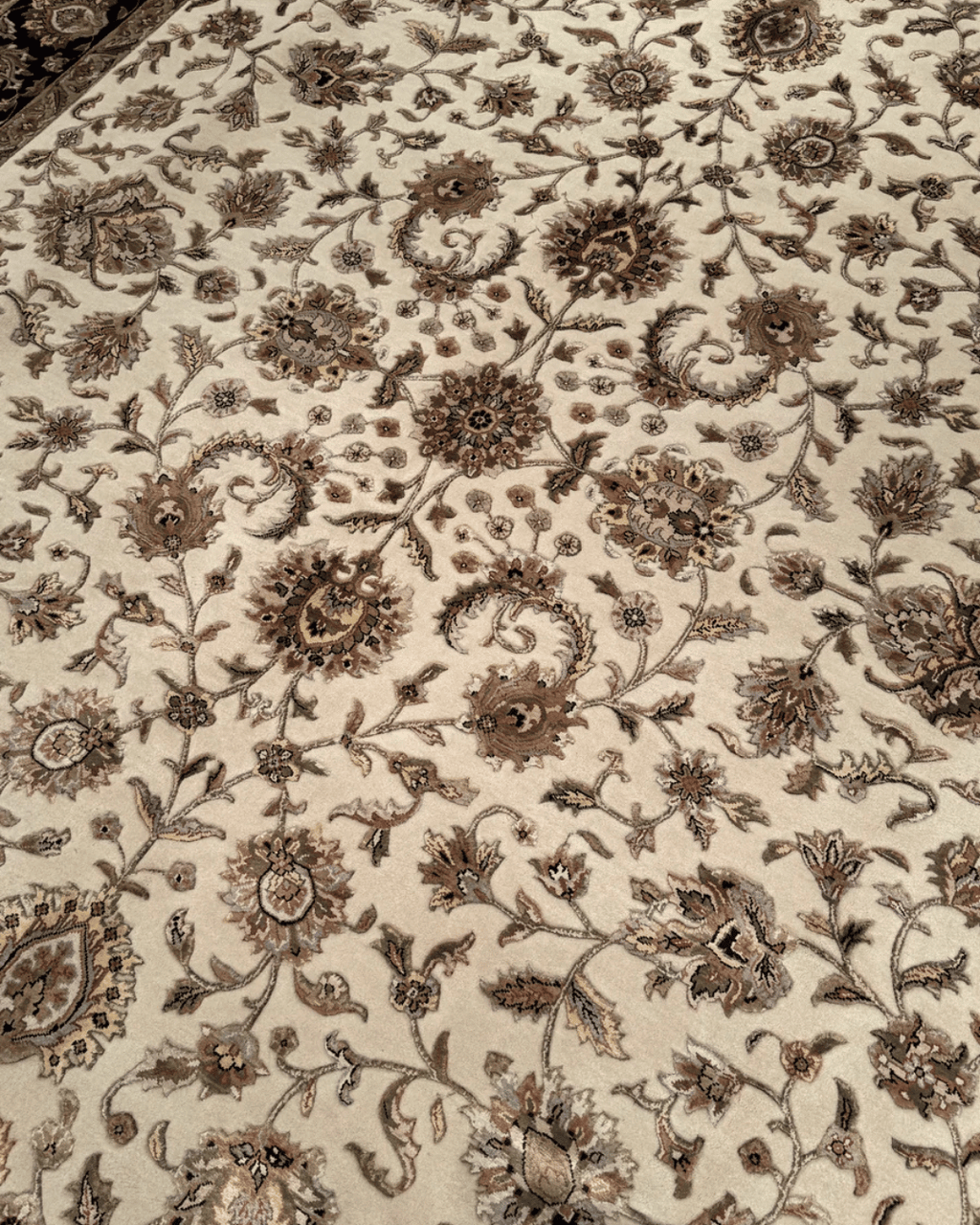 Ottoman Elegance Hand-Knotted Wool Rug 8' 2" x 9' 9"