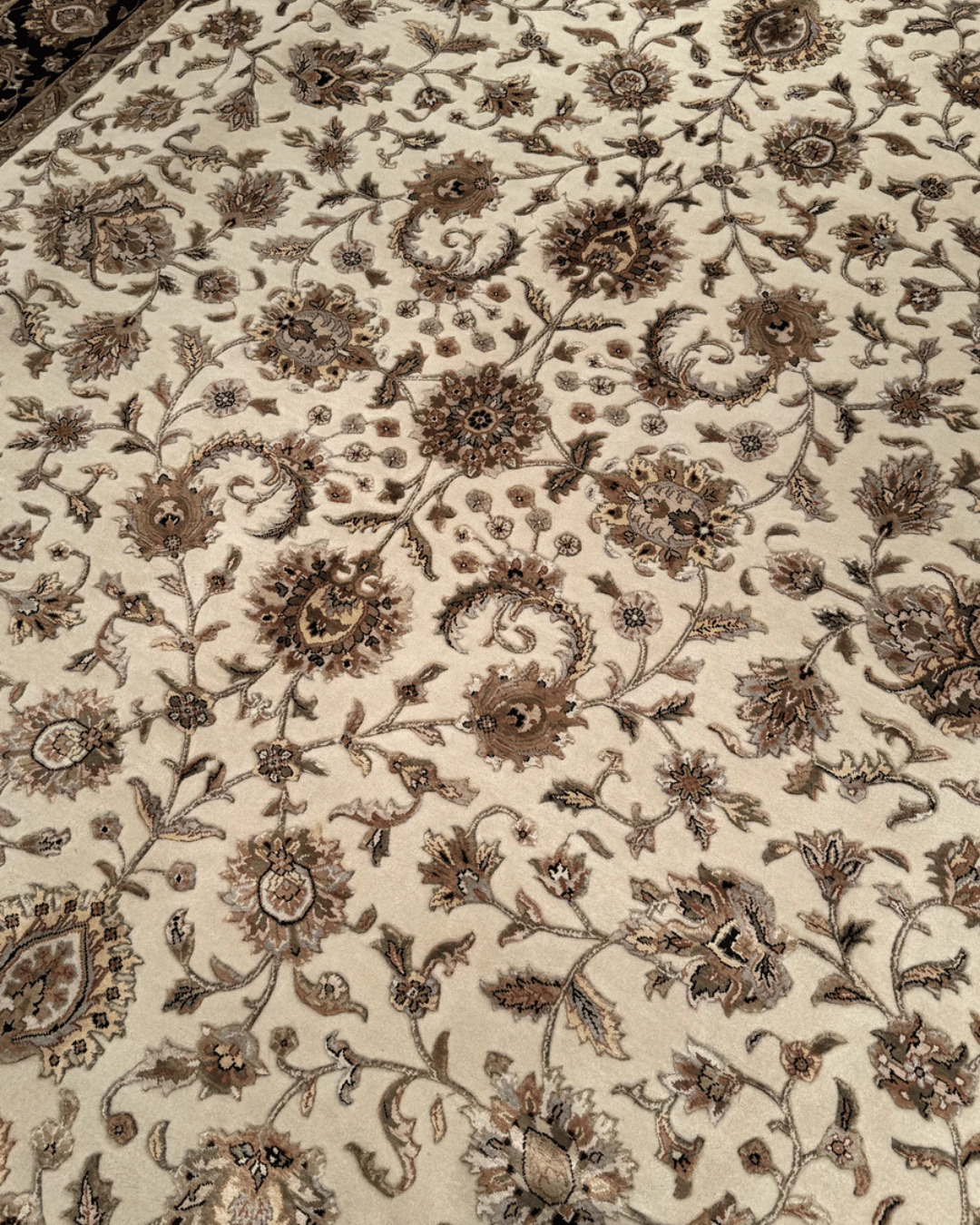 Ottoman Elegance Hand-Knotted Wool Rug 8' 2" x 9' 9"