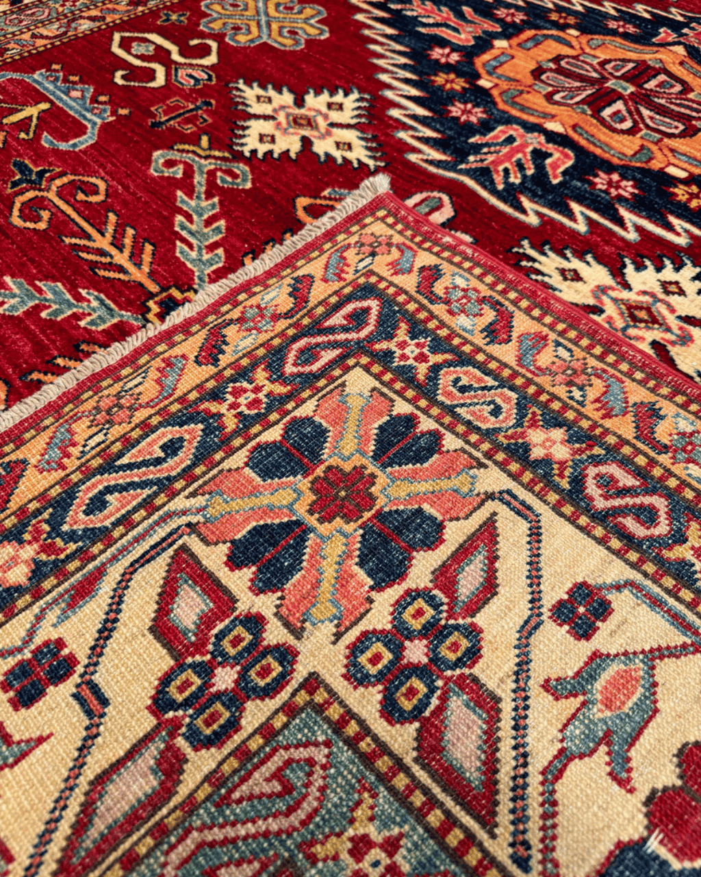 Shirvan Hand-Knotted Wool Rug 6' x 8'