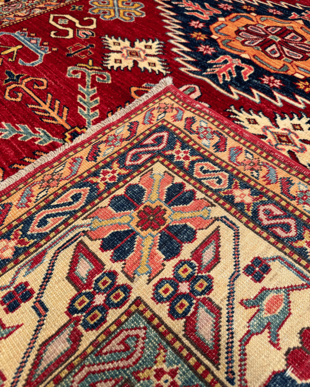 Shirvan Hand-Knotted Wool Rug 6' x 8'