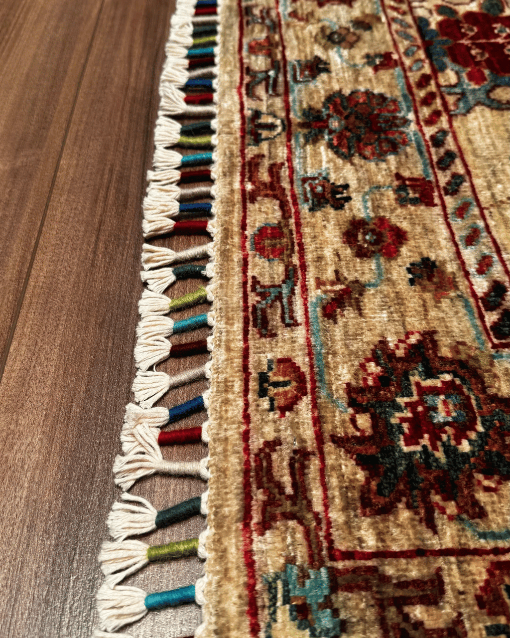 Sultani Hand-Knotted Wool Rug 3' 1" x 4' 7"
