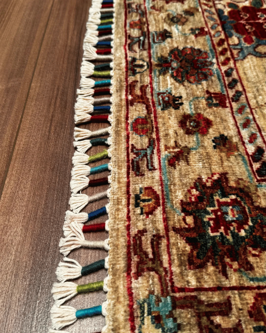 Sultani Hand-Knotted Wool Rug 3' 1" x 4' 7"