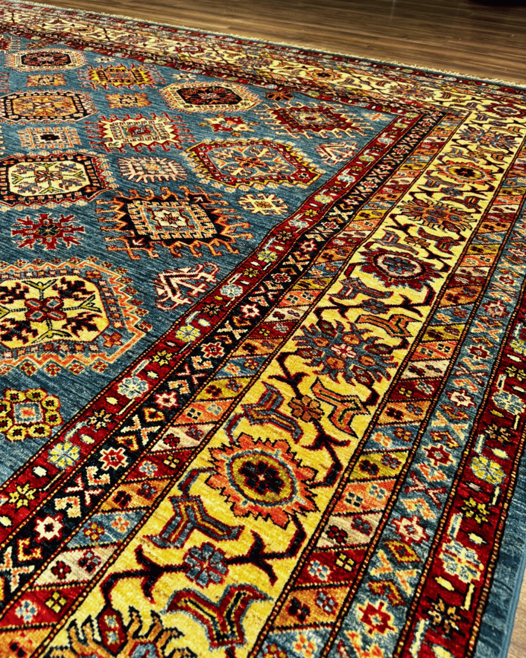 Shirvan Hand-Knotted Wool Rug 10' x 13'