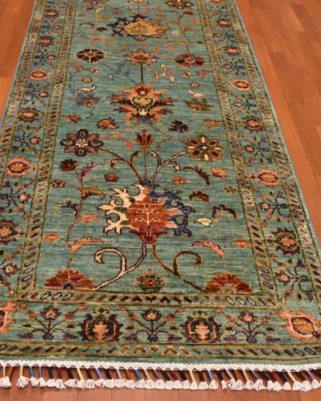Sultani Hand-Knotted Wool Runner 2' 7" x 8' 2"