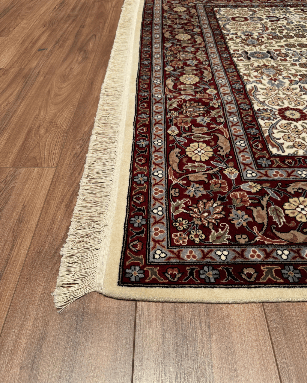 Hereke Hand-Knotted Wool Rug 5' 8" x 8' 1"