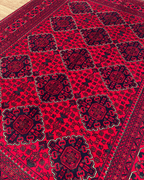 Tapis en laine style afghan 55 x 146 cm