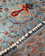 Sultani Hand-Knotted Wool Rug 3' 9" x 5' 9"