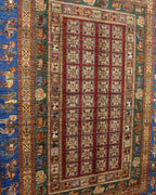 Pazyryk Hand-Knotted Wool Rug 5' 7" x 8' 3"