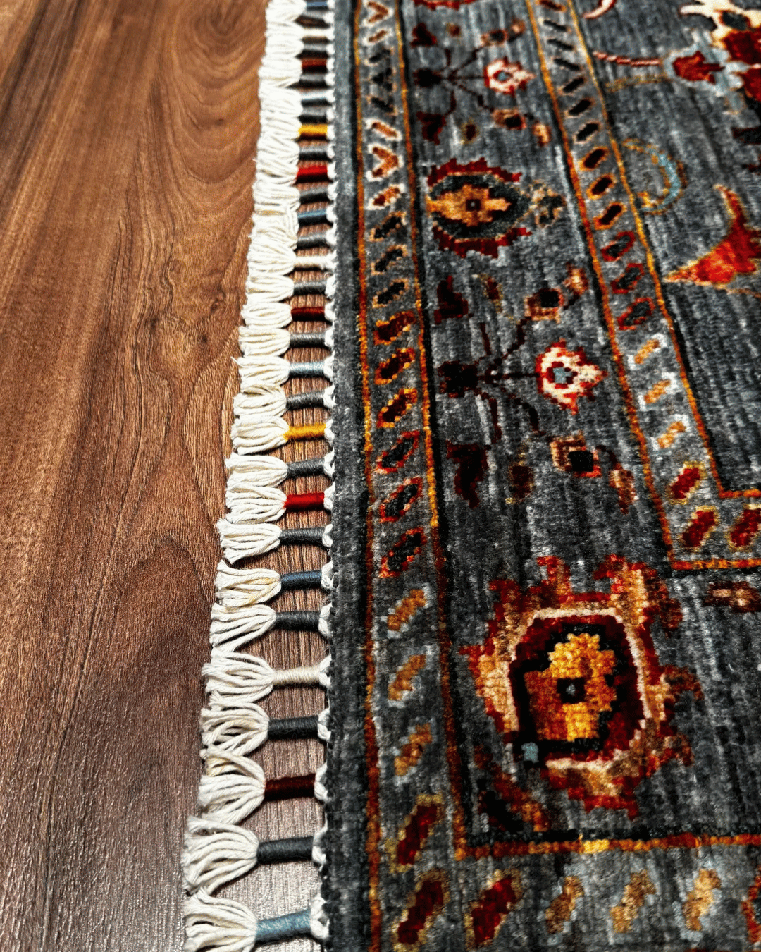 Sultani Hand-Knotted Wool Rug 3' 1" x 4' 6"